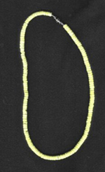 Necklace: Yellow Puka Shell
