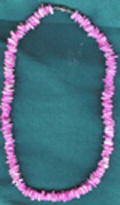 Necklace: Pink Puka Shell