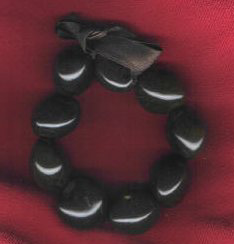 Kukui Nut: Brown anklet