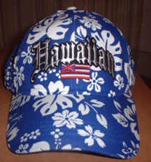 Hawaiian Floral Print With Flag