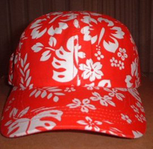 Hawaiian Floral Print Hat