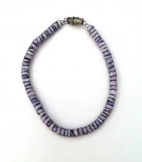 Bracelet: Blue Puka Shell