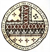 Mat: Fijian Round Design # 14 - Product Image