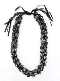 Kukui Nut: Lava Triple Strand Lei - Product Image