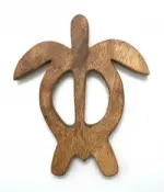 Hanging Art: Petroglyph Sea Turtle - 10.5" Model 3 - Product Image