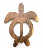 Hanging Art: Petroglyph Sea Turtle - 12.25" Model 1 - Product Image