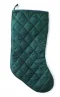 Christmas Stocking: Hawaiian Quilted Christmas Stocking with Hibiscus - Model 6