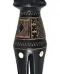 Fiji Vesi Wood Cannibal Fork with Mother-of-Pearl Inlay - 12" - Model 10