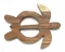 Hanging Art: Petroglyph Sea Turtle - 12.25" Model 4