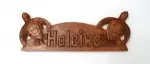 Hanging Sign: Haleiwa Sign w/ Sea Turtles - Product Image