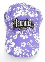 Hawaiian Pride Floral Print Hat - Product Image