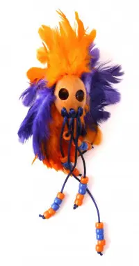 Hawaiian War Helmet With Beads - Product Image