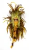 Hawaiian War Helmet With Beads