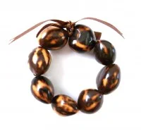 Kukui Nut: Dark Tiger Anklet/Bracelet - Product Image