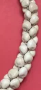 Kukui Nut: Light Blond Triple Strand Lei