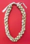 Kukui Nut: Mixed Blond Triple Strand Lei