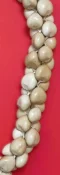 Kukui Nut: Mixed Blond Triple Strand Lei