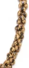 Kukui Nut: Special Marbled Tiger Triple Strand Lei 