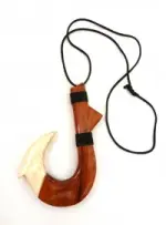 Large Fishhook Necklace - Product Image
