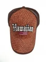 Lauhala Baseball Cap with Hawaiian Flag - Limited Special Edition - Product Image
