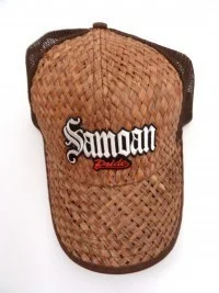 Lauhala Baseball Cap with Samoan Pride - Limited Special Edition - Product Image