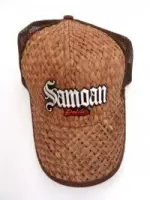 Lauhala Baseball Cap with Samoan Pride - Limited Special Edition - Product Image