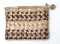 Lauhala Clutch Purse - Double Stripe 7"x5"
