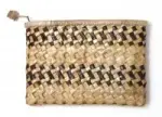 Lauhala Clutch Purse - Double Stripe 9"x6" - Product Image