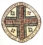 Mat: Fijian Round Design # 11 - Product Image