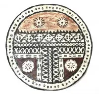 Mat: Fijian Round Design # 10 - Product Image