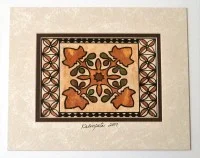 Mat: Hawaiian Kukui Nut - Style 1b - Product Image