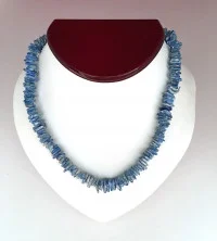 Necklace: Blue Puka Shell