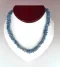 Necklace: Blue Puka Shell