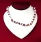 Necklace: Brown, White, Tan Puka Shell