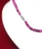 Necklace: Crimson/Pink Cut Shell