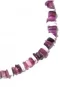 Necklace: Dark Pink and White Puka Shell 