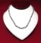 Necklace: Gray/Black Cut Shell