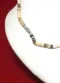Necklace: Gray/White/Tan/Brown Cut Shell