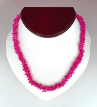 Necklace: Pink Puka Shell
