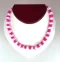 Necklace: Pink and White Puka Shell