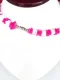 Necklace: Pink and White Puka Shell