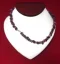 Necklace: Purple, Crimson, Pink Puka Shell