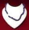 Necklace: Purple Puka Shell