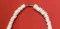 Necklace: White Surfer's Hand-Strung Big Shell - Long - Model 2