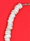 Necklace: White Surfer's Hand-Strung Big Shell Model 10