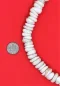 Necklace: White Surfer's Hand-Strung Big Shell Model 10