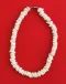Necklace: White Surfer's Hand-Strung Big Shell Model 11
