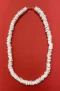 Necklace: White Surfer's Hand-Strung MEGA Puka Shell - Long