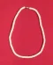 Necklace: White Cut Shell