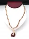 Necklace: Wooden Fishhook Pendant on Coconut